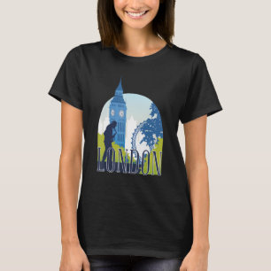 Camiseta Contorno de Skyline City in England UK