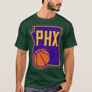 Camiseta Contorno do Estado de Basquete Phoenix