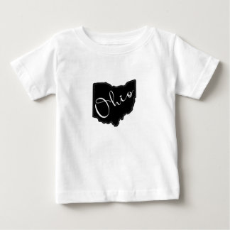 Camiseta Contorno do Estado de Ohio - Mapa do Contorno de O