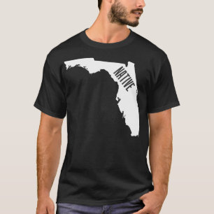 Camiseta Contorno do Estado do Orgulho Doméstico da Flórida