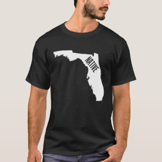 Camiseta Contorno do Estado do Orgulho Doméstico da Flórida
