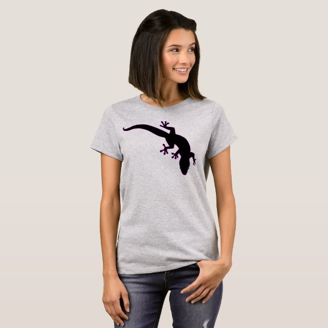 Camiseta Contorno Rosa GECKO (Frente Completa)