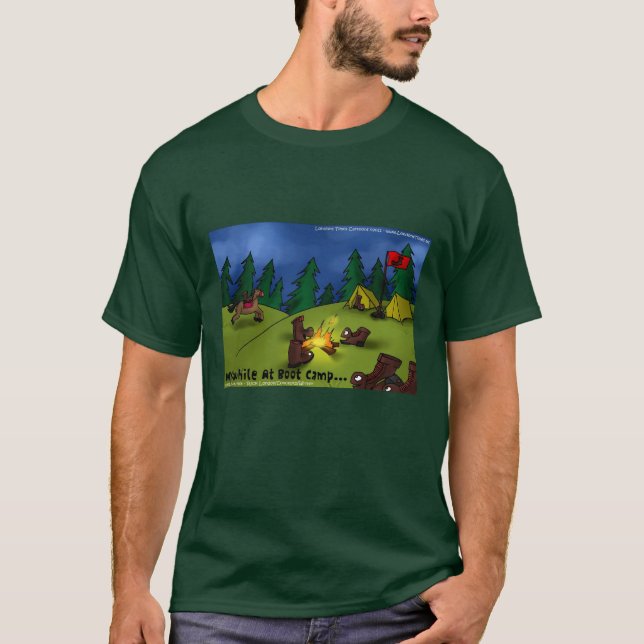 Camiseta Contos de Acampamento: Uma Retirada Solitária (Frente)