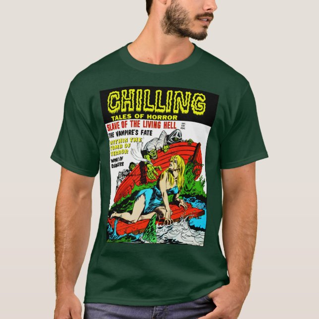 Camiseta Contos de Terror Assustadores dos Anos 19 (Frente)