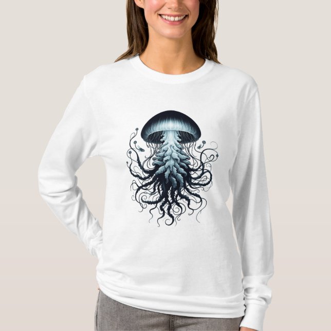 Camiseta Contos do Deep - Peixe-gelado (Frente)