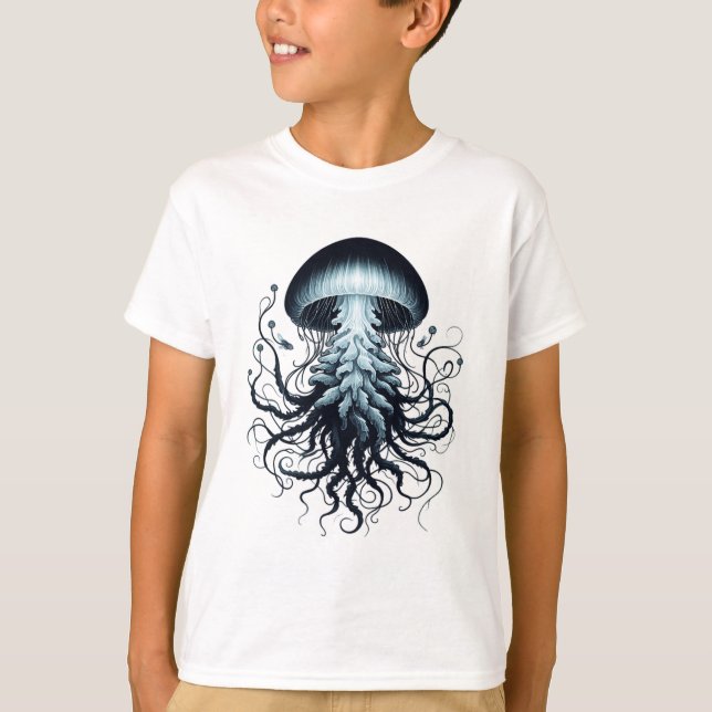 Camiseta Contos do Deep - Peixe-gelado (Frente)