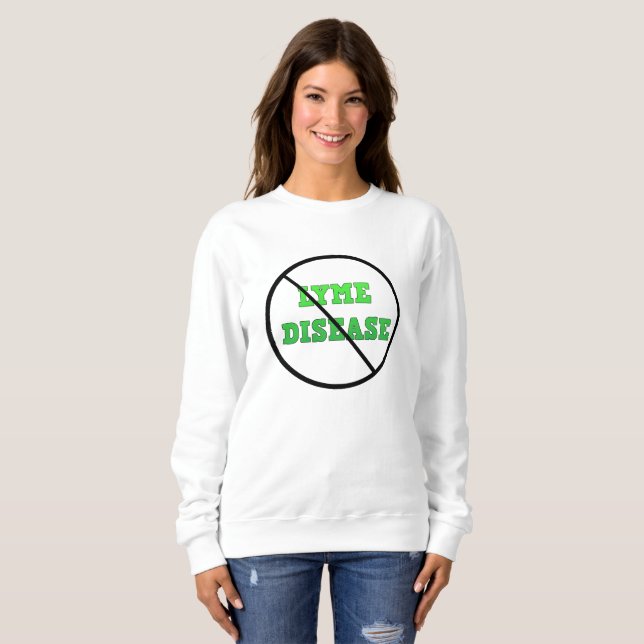 Camiseta Contra a Conscientização da Doença de Lym (Frente Completa)
