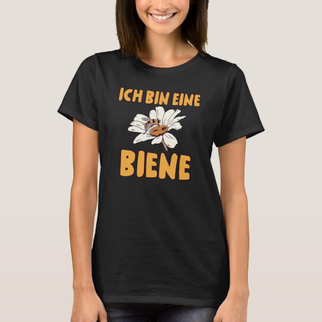 Camiseta Contra impressão Eu sou uma abelha para apicultore (Frente)