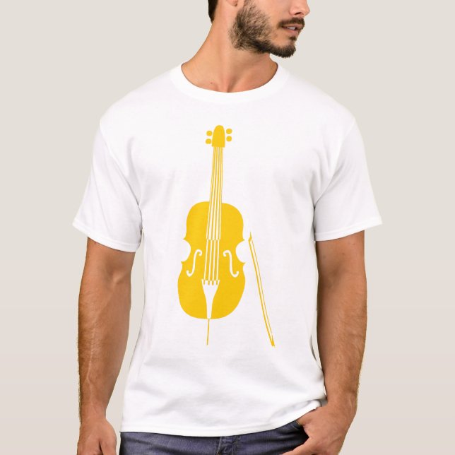 Camiseta Contrabaixo - Âmbar (Frente)