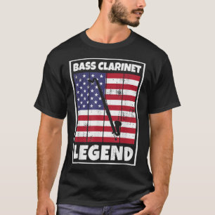 Camiseta Contrabass Clarinetist EUA American Bass Clarinet