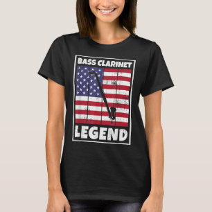 Camiseta Contrabass Clarinetist EUA American Bass Clarinet