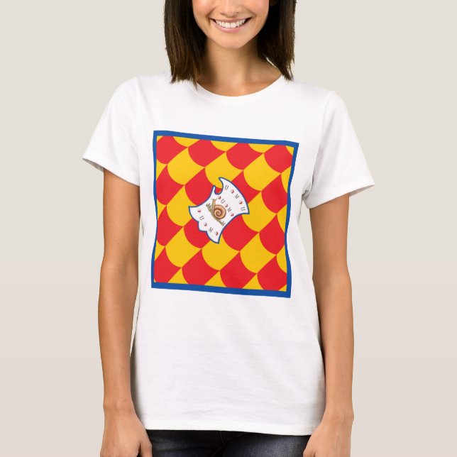 Camiseta Contrada della Chiocciola (Snail) Palio (Frente)