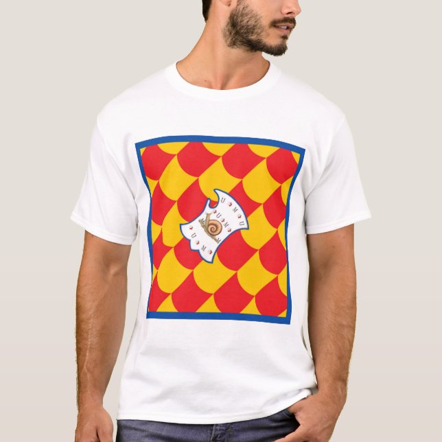 Camiseta Contrada della Chiocciola (Snail) Palio (Frente)