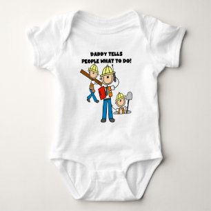 Camiseta Contramestre da construção do pai