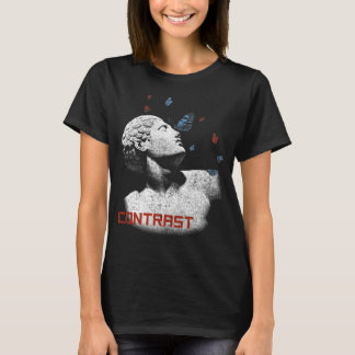 Camiseta Contraste - Design de Streetwear Brutalist