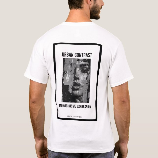 Camiseta Contraste Urbano Noir (Verso)