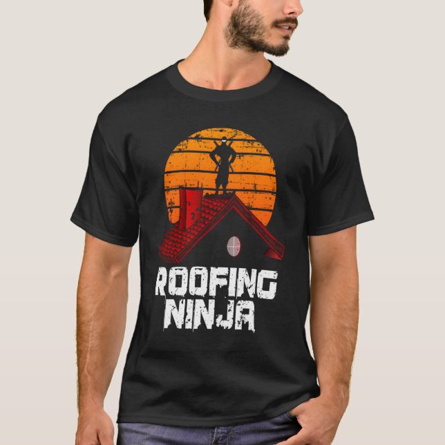 Camiseta Contratante Ninja de Telhados (Frente)