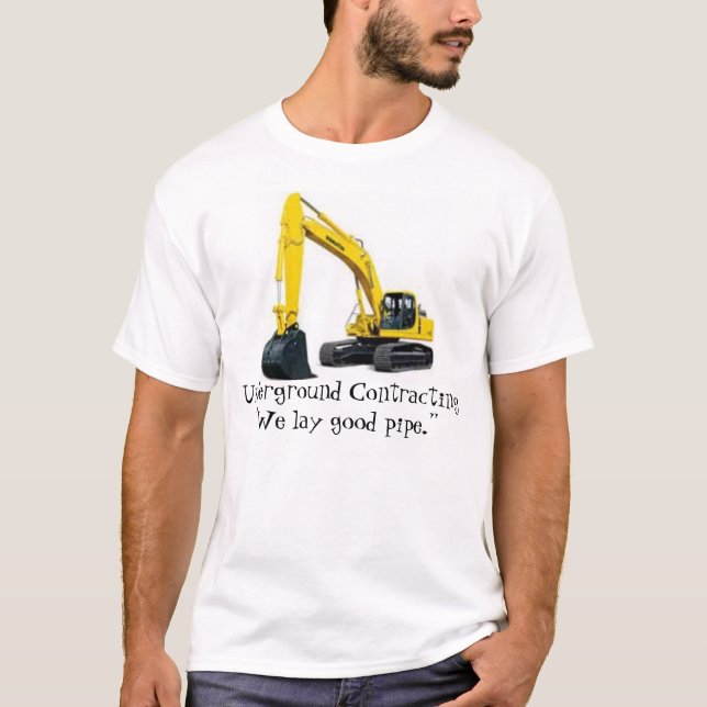 Camiseta contratar subterrâneo (Frente)