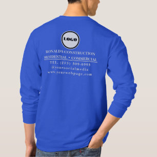 Camiseta Contrato de Construção Comercial de Empregados