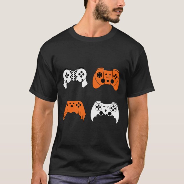 Camiseta Contrato de jogo de vídeo Gamer do Controlador de  (Frente)