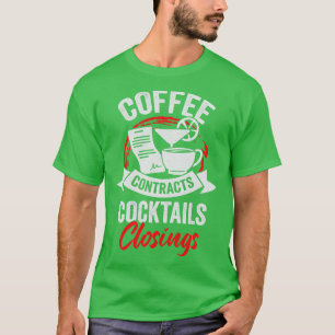 Camiseta Contratos de café Cocktails Dom de colossos