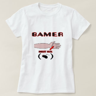 Camiseta Controlador da inserção do Gamer aqui