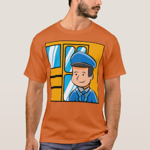 Camiseta Controlador de Barramento Escolar de Barramento Es