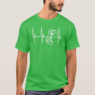 Camiseta Controlador de Batimento Cardíaco para Jogos de Mu