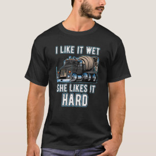 Camiseta Controlador de Caminhão Misturador de Cimento de C