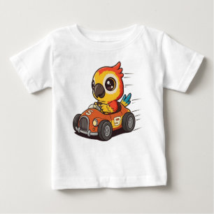Camiseta Controlador de Carro Race Macaw Cute