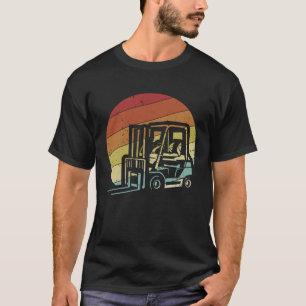 Camiseta Controlador de Depósito de Caminhão Retro Elevante