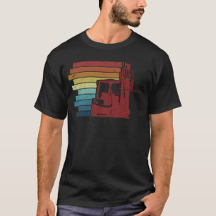 Camiseta Controlador de Depósito de Caminhão Retro Elevante