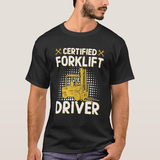 Camiseta Controlador de Elevação de Mens com Emissor Certif (Frente)