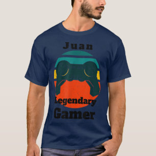 Camiseta Controlador de Jogador de Vídeo de Jogador Juan Le