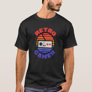 Camiseta Controlador de Jogo de Vintage com Jogos Retroativ