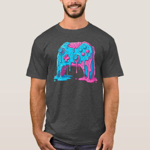 Camiseta Controlador de Jogo Drip para Meninos Video Game J