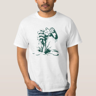 Camiseta Controlador de Jogo Mão de Zumbi