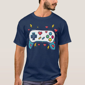 Camiseta Controlador de Jogo Retro Amigo querido amigos