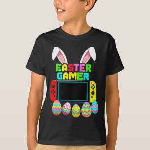 Camiseta Controlador de jogos Bunny Gamer Meninos Vídeo Gam