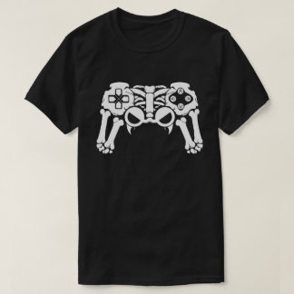 Camiseta Controlador de Jogos de Jogador de Skeleton do Hal