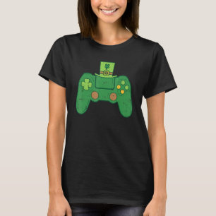 Camiseta Controlador de Jogos de Vídeo Gamer Boys Irish St 