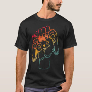Camiseta Controlador de Jogos de Vídeo Retro para Vintage