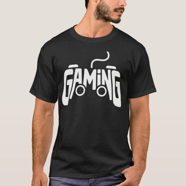 Camiseta Controlador de Jogos Gamer (Frente)