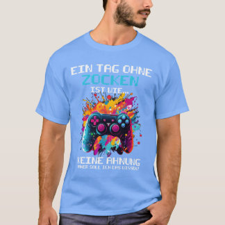 Camiseta Controlador de jogos para jogos por um dia sem ser