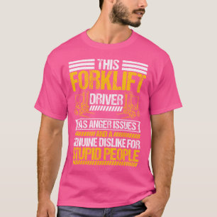 Camiseta Controlador de Material do Operador de Elevação do