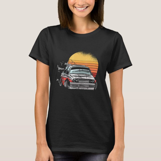 Camiseta Controlador de Raça de Carros Driver de Automóveis (Frente)