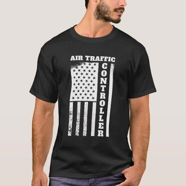 Camiseta Controlador de Tráfego Aéreo (Frente)