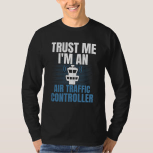 Camiseta Controlador de Tráfego Aéreo Aviação Avião Gráfico