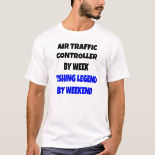 Camiseta Controlador de Tráfego Aéreo da Legenda de Pesca