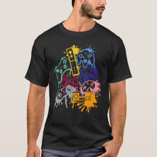 Camiseta Controlador de Video Game Controle Todas as Coisas